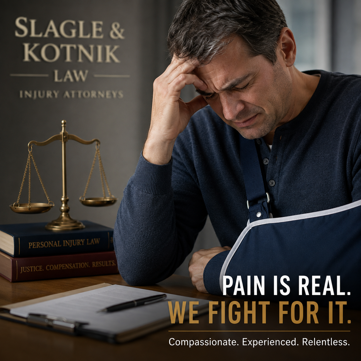 Pain and suffering in Ohio personal injury cases from Slagle and Kotnik Law
