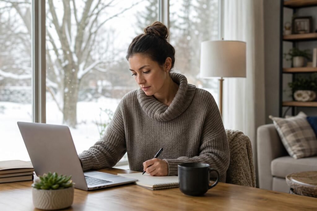 How to Stay Productive During the Winter Months — article illustration